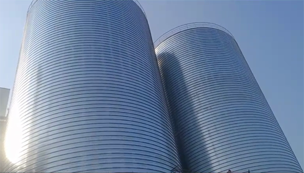 融安2座混凝土高架卷板仓